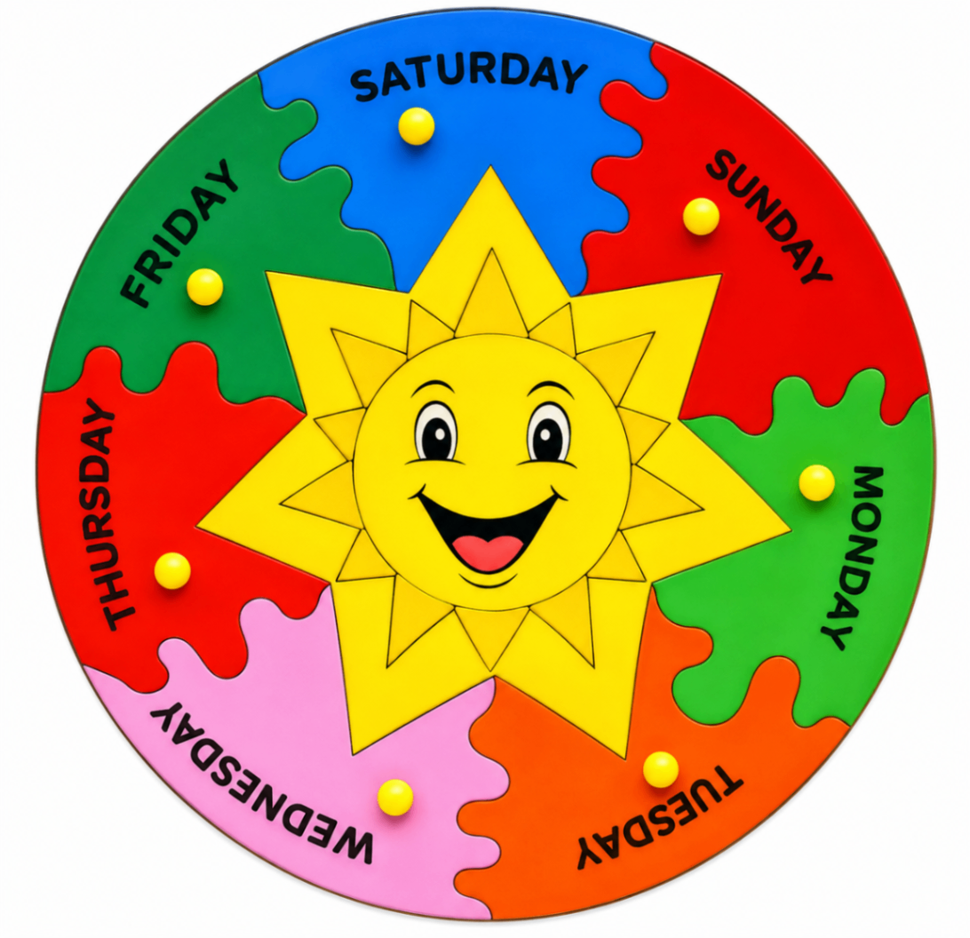 Jigsaw Day's Puzzle with Knob