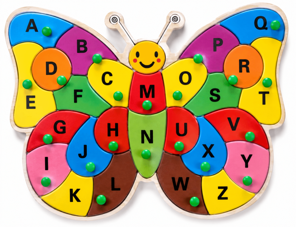 Alphabet Butterfly Puzzle