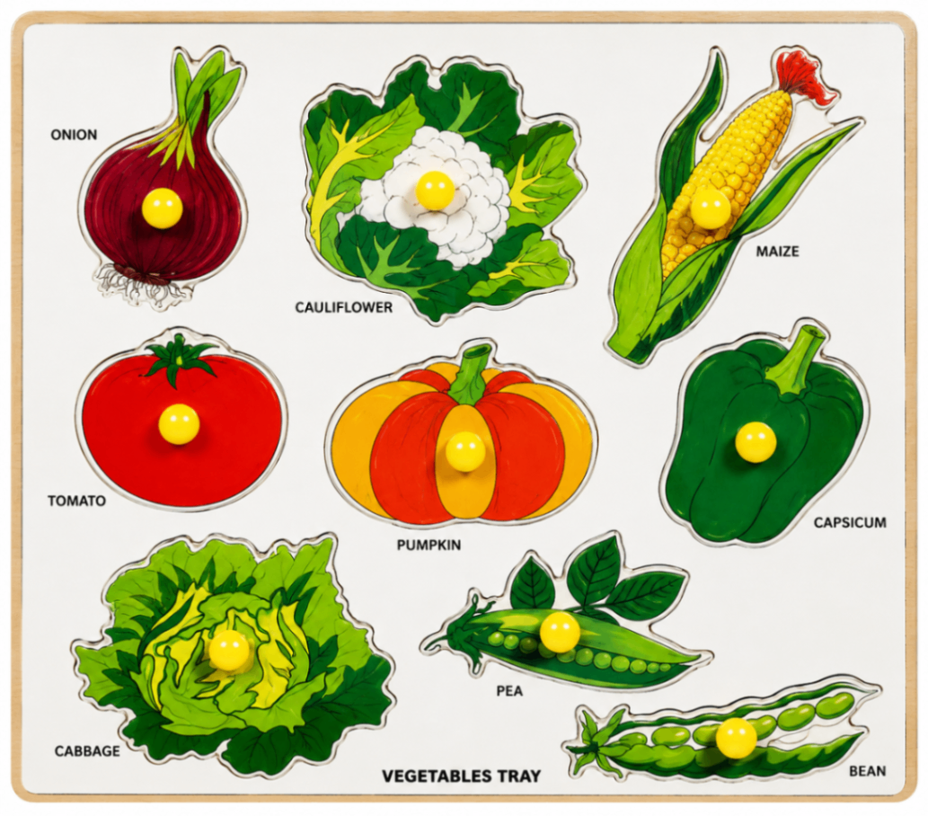 Vegetables - Large with Big Knob
