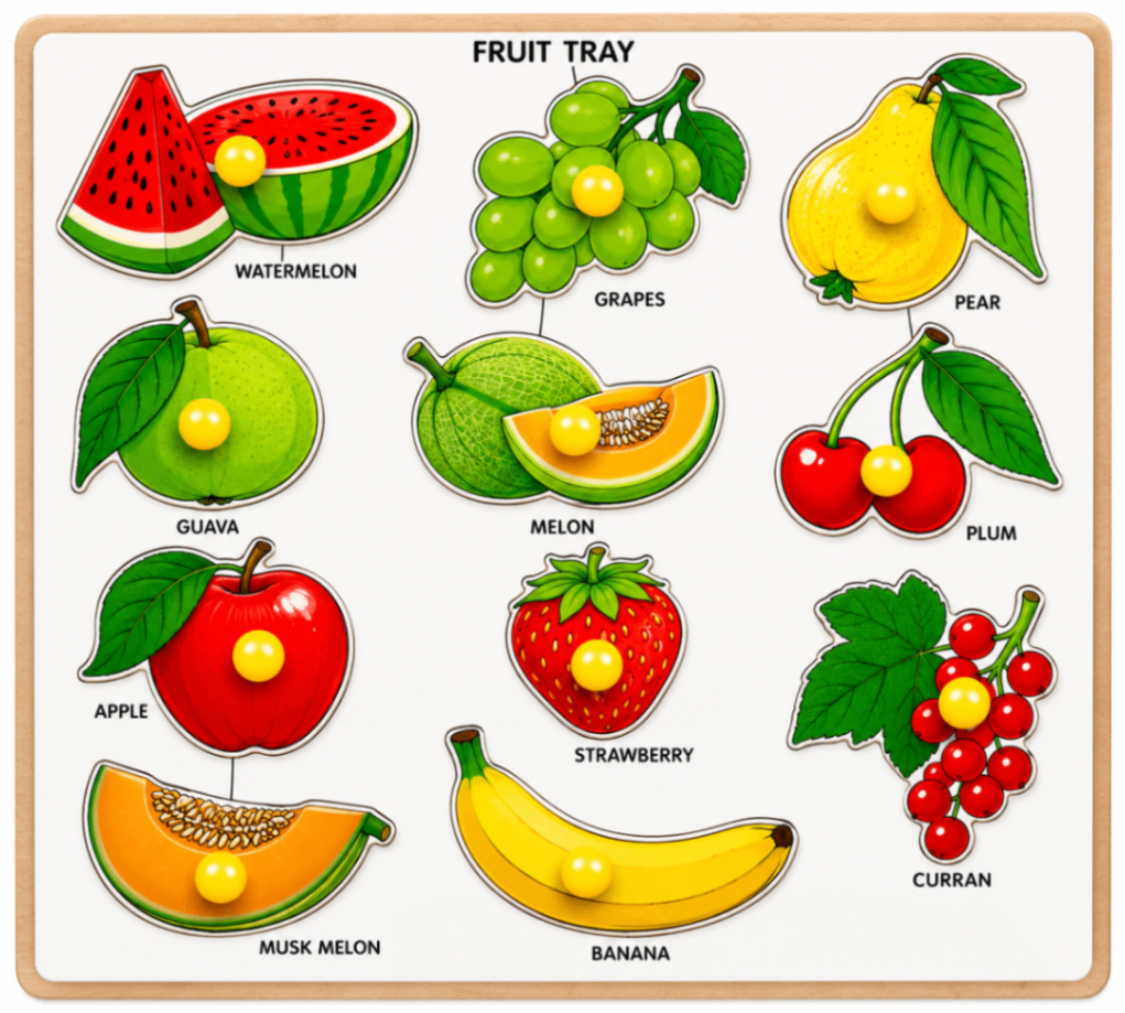 Fruits - Large with Big Knob