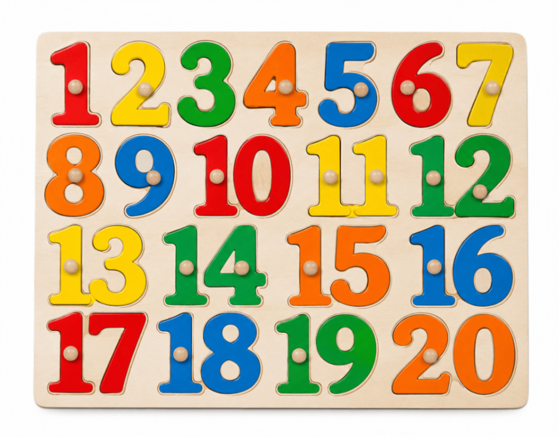 Counting Tray Puzzle - 1 to 20