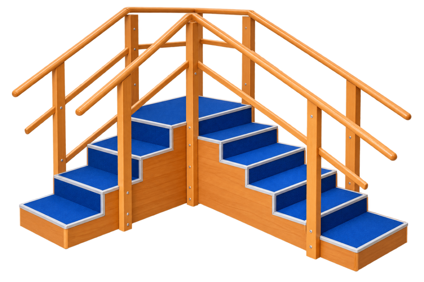Wooden Exercise Corner Stair Case Therapy