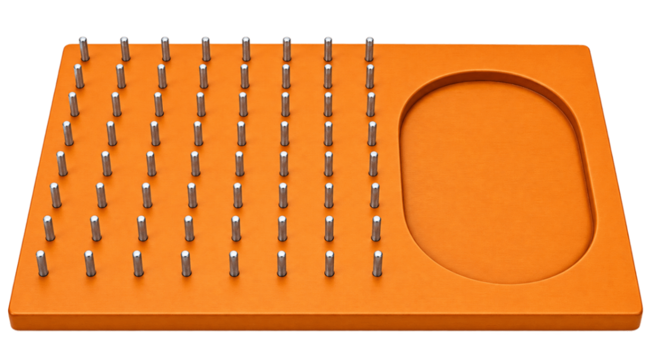Finger Dexterity Test Board (50 Holes Tweezers)