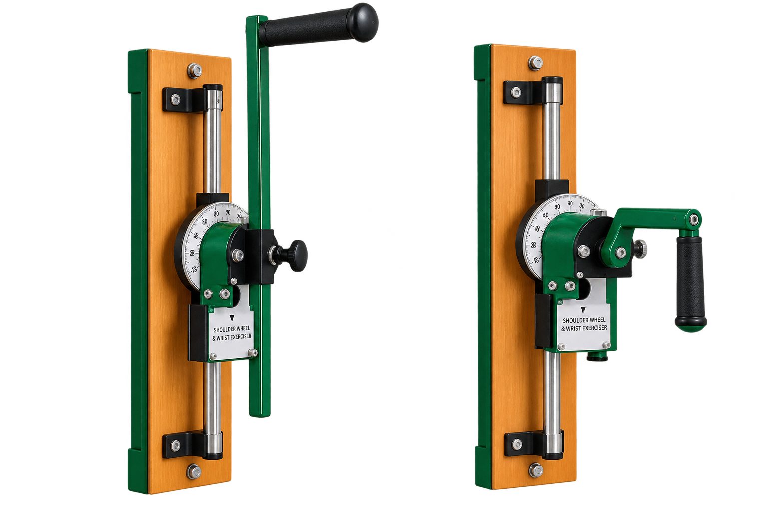 Compact Shoulder Wheel and Wrist Exerciser with Scale