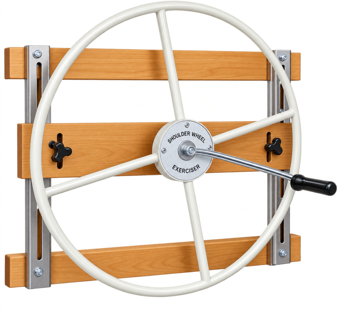 Wall Mounted Large Shoulder Wheel Exerciser