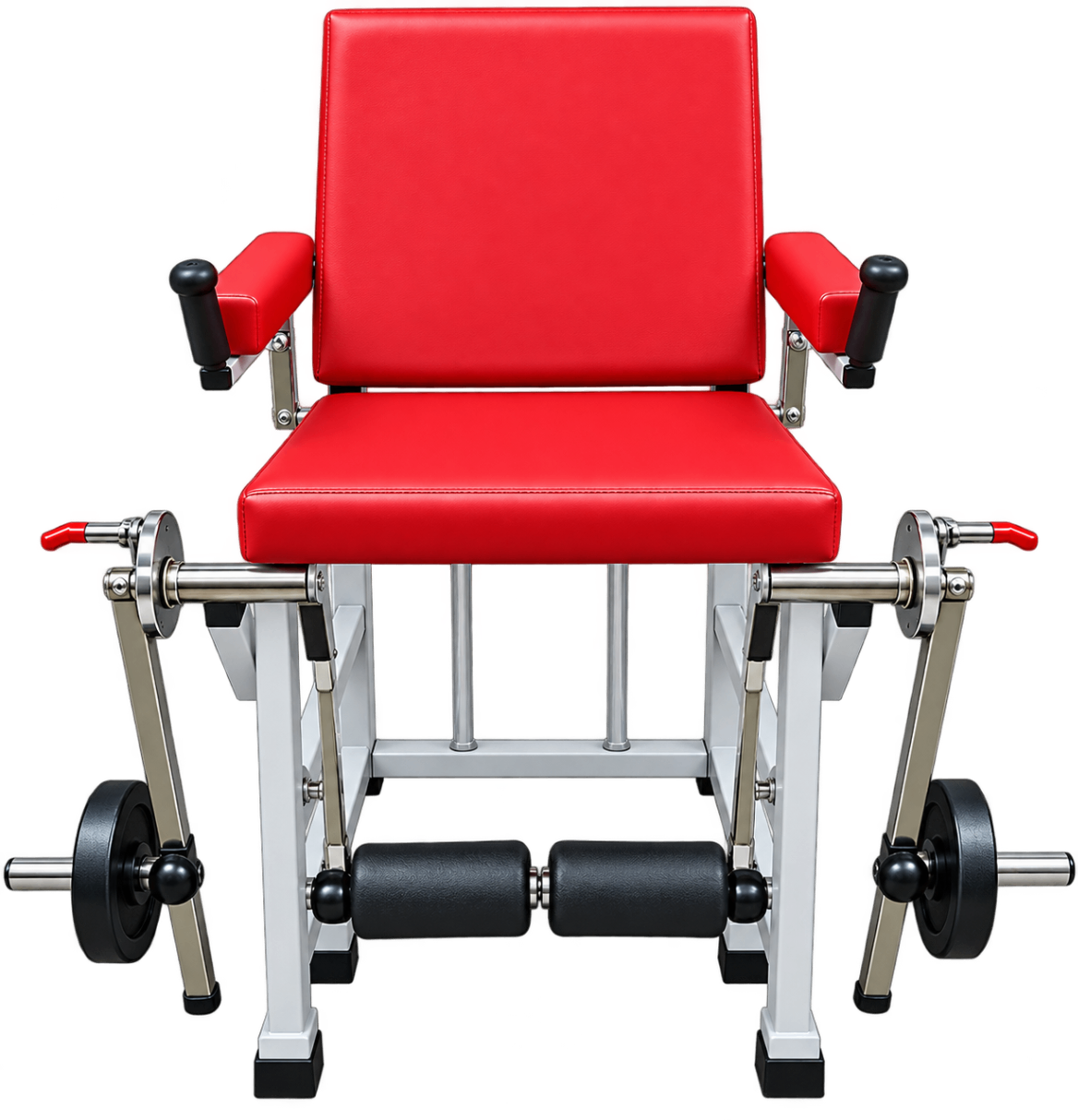 Advance Quadriceps Exerciser Chair with Back Rest with Double Liver