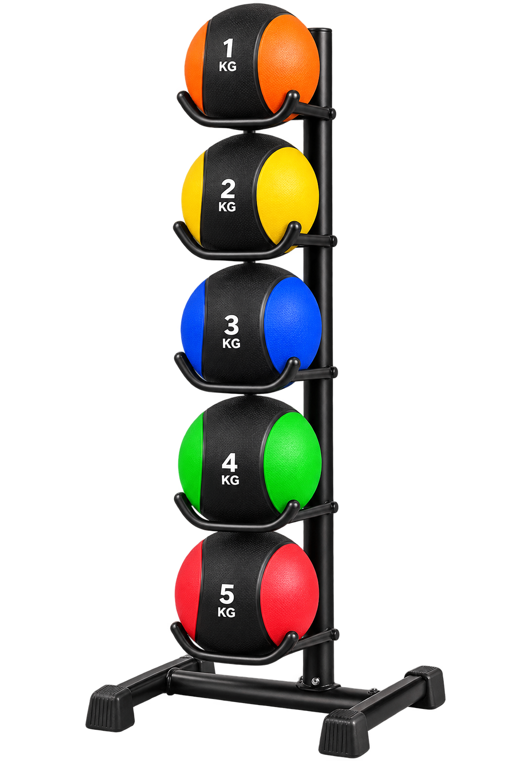 Medicine Ball Set 1,2,3,4,5 Kg with Stand
