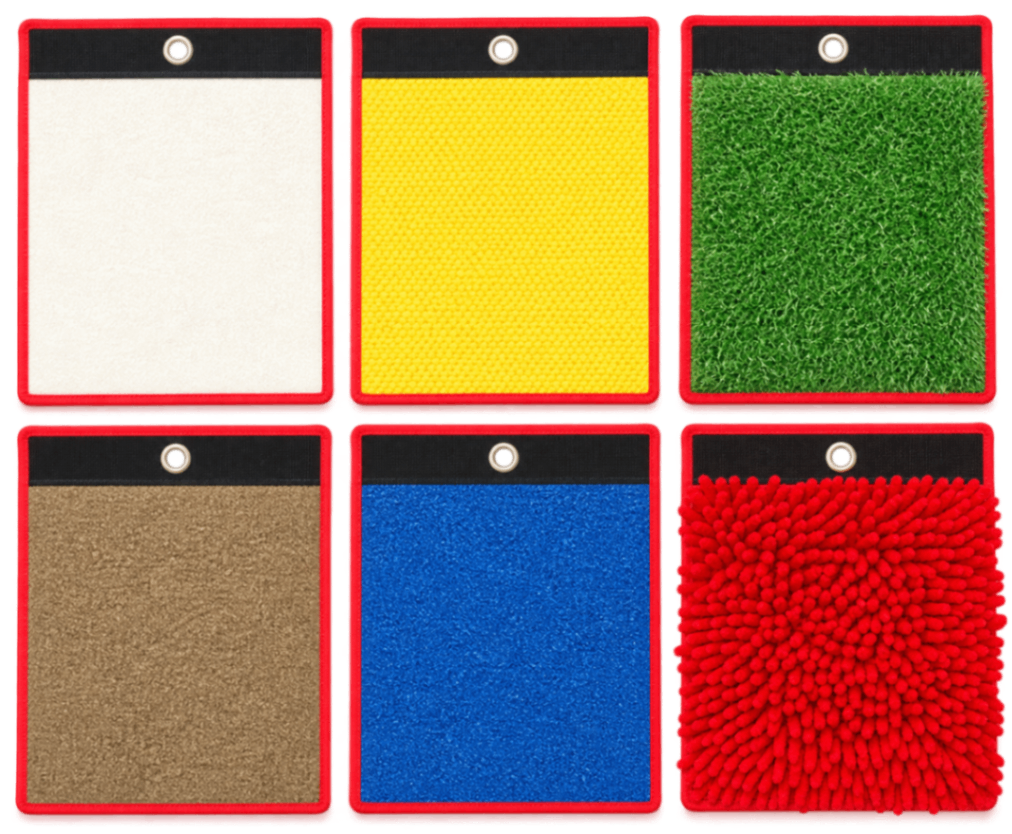 Tactile Mini Mats Set (Six Different Color)