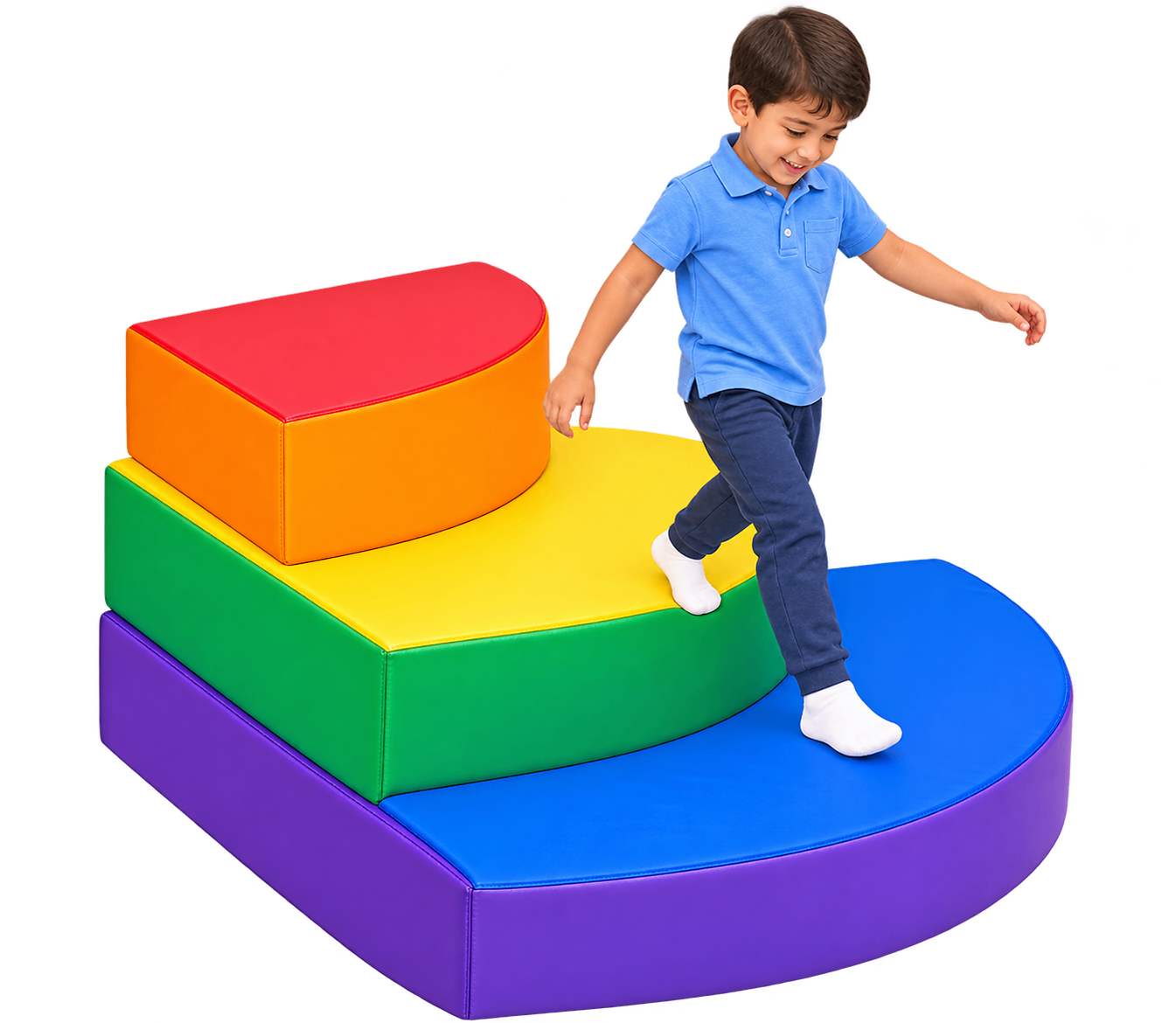 Soft Zone Rainbow Play Foam Corner Climber