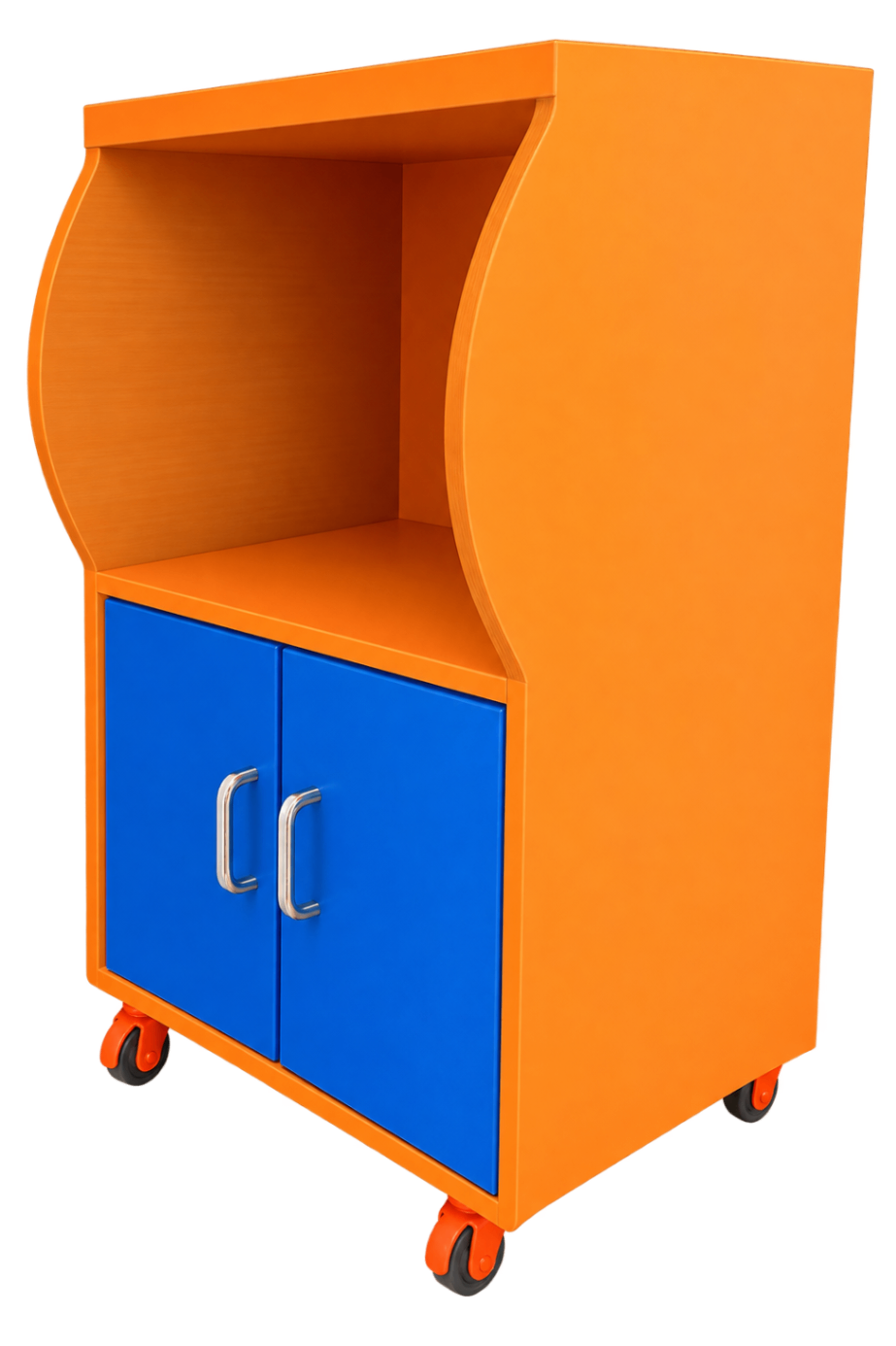 Wooden Medical Equipment Trolley