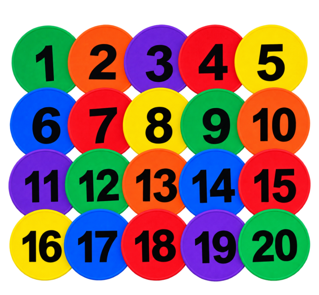 Sequence Markers - Circle (1-20 Number)