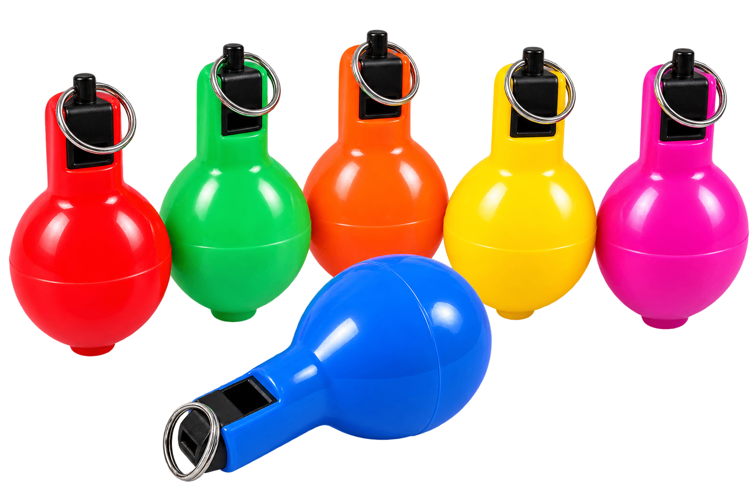 Squeeze / Blow Whistles - Set of 6