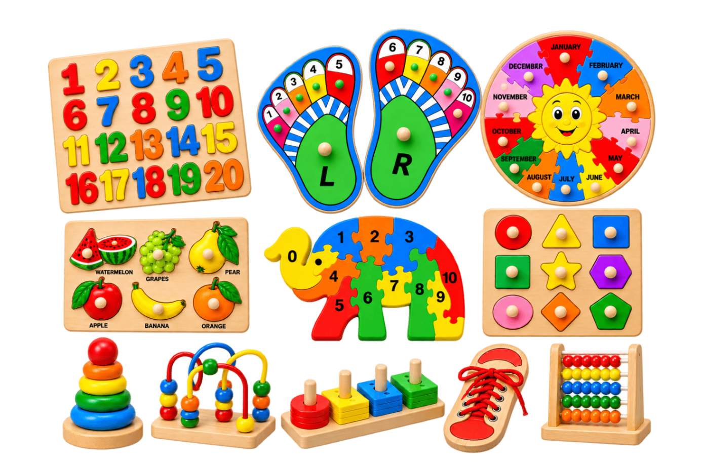 Wooden Educational Materials