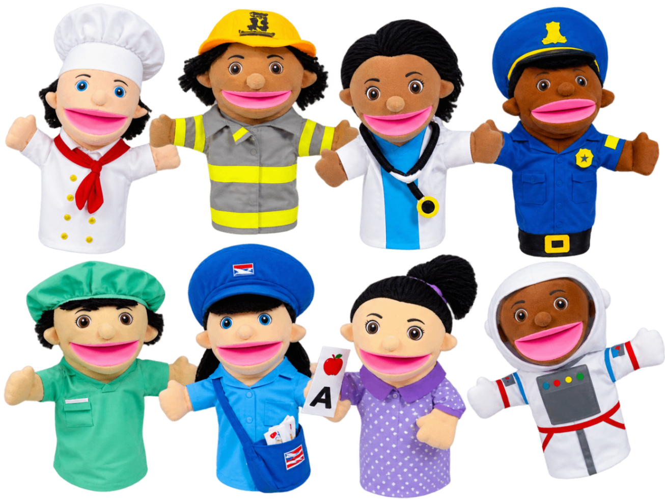 Community Helpers Puppet (Set of 08)