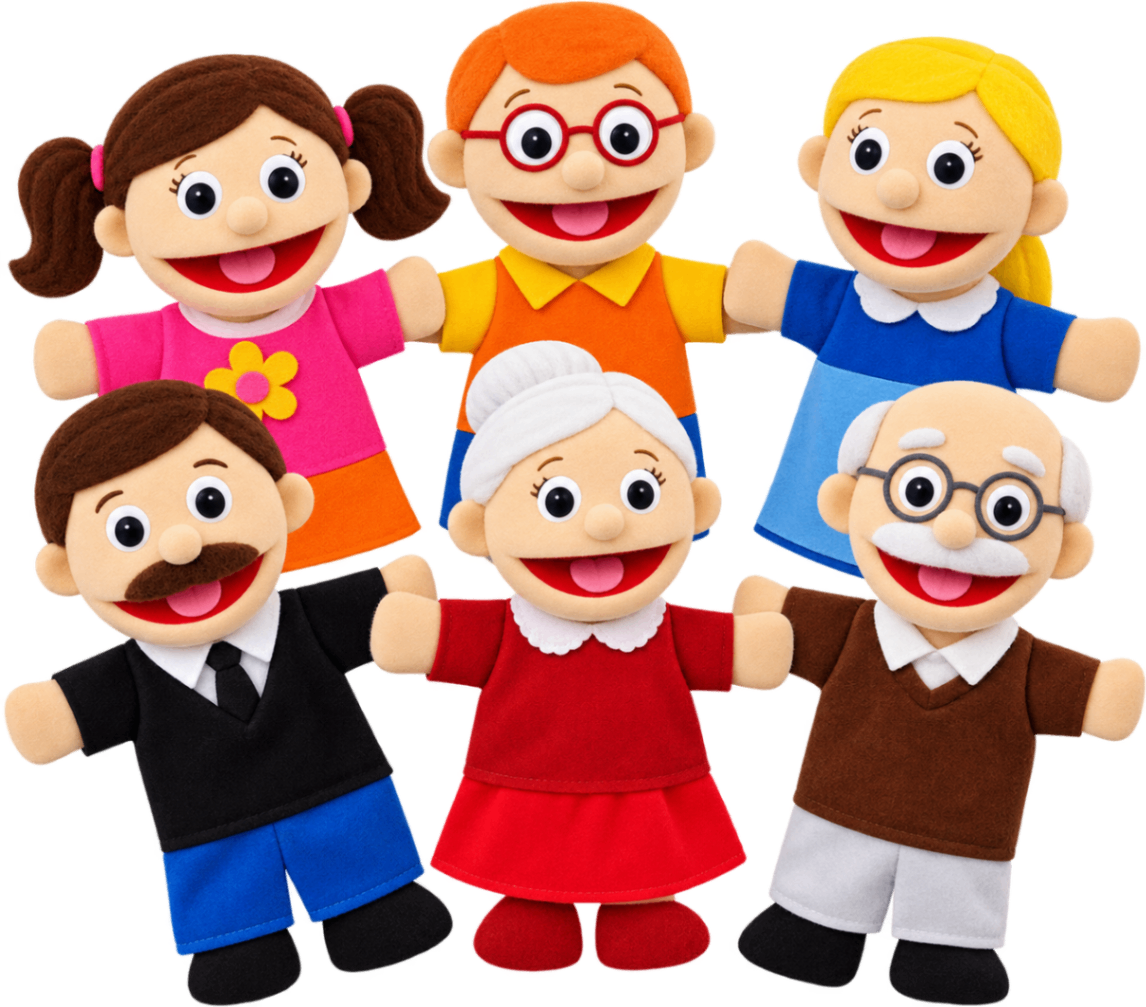 Family Puppet (Set of 06)