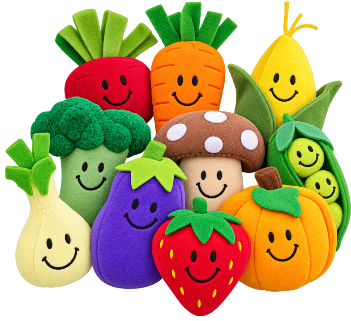 Fruits and Vegetables Puppet (Set of 12)-2
