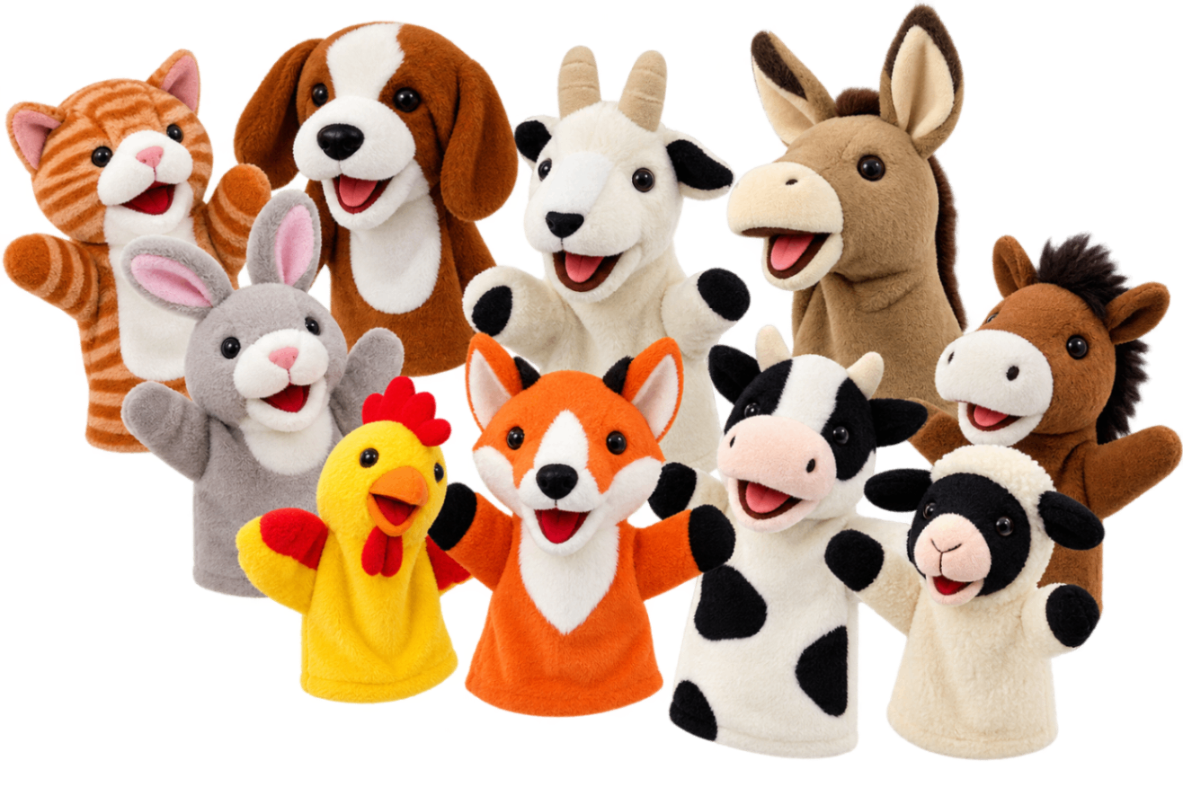 Domestic Animals Puppet (Set of 10)