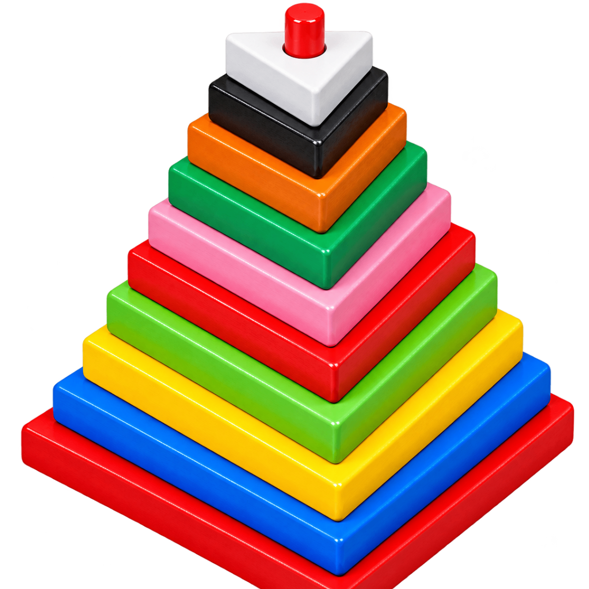 Build-a-Tower Triangle – Big (10 Pieces)