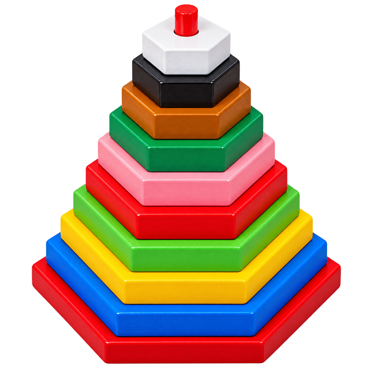 Build-a-Tower Pentagon – Big (10 Pieces)