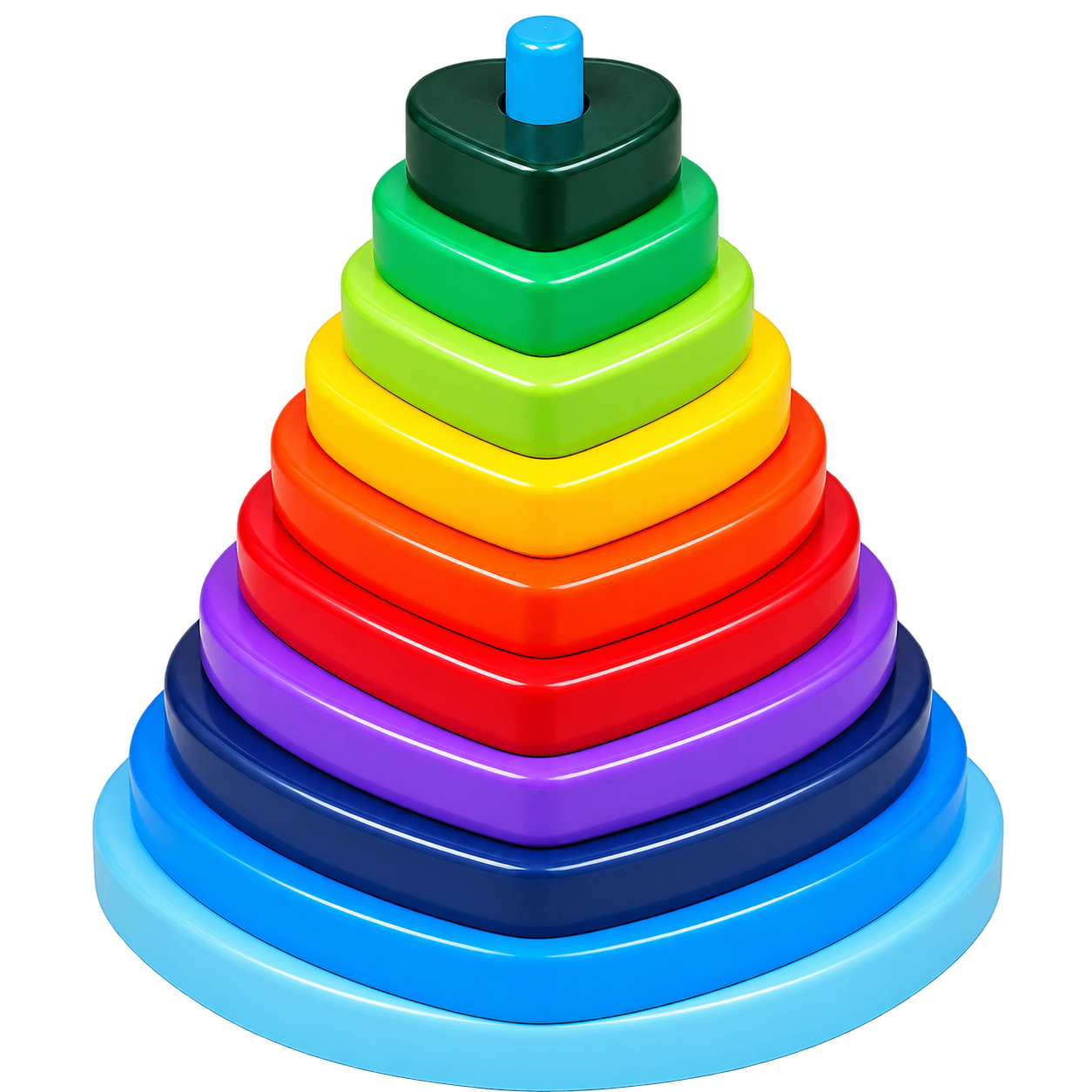 Build-a-Tower Heart – Big (10 Pieces)