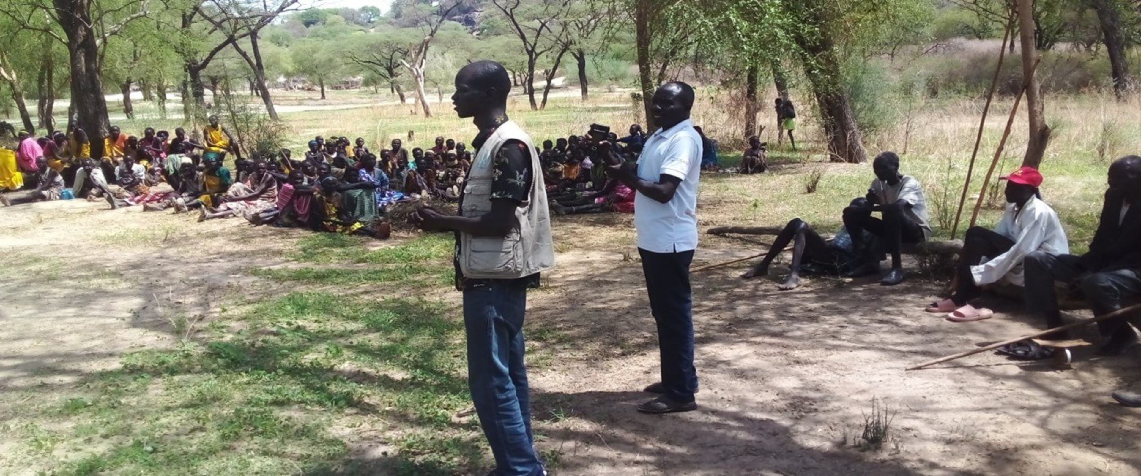 Integrated nutrition support activities in Budi County, Eastern Equatoria.