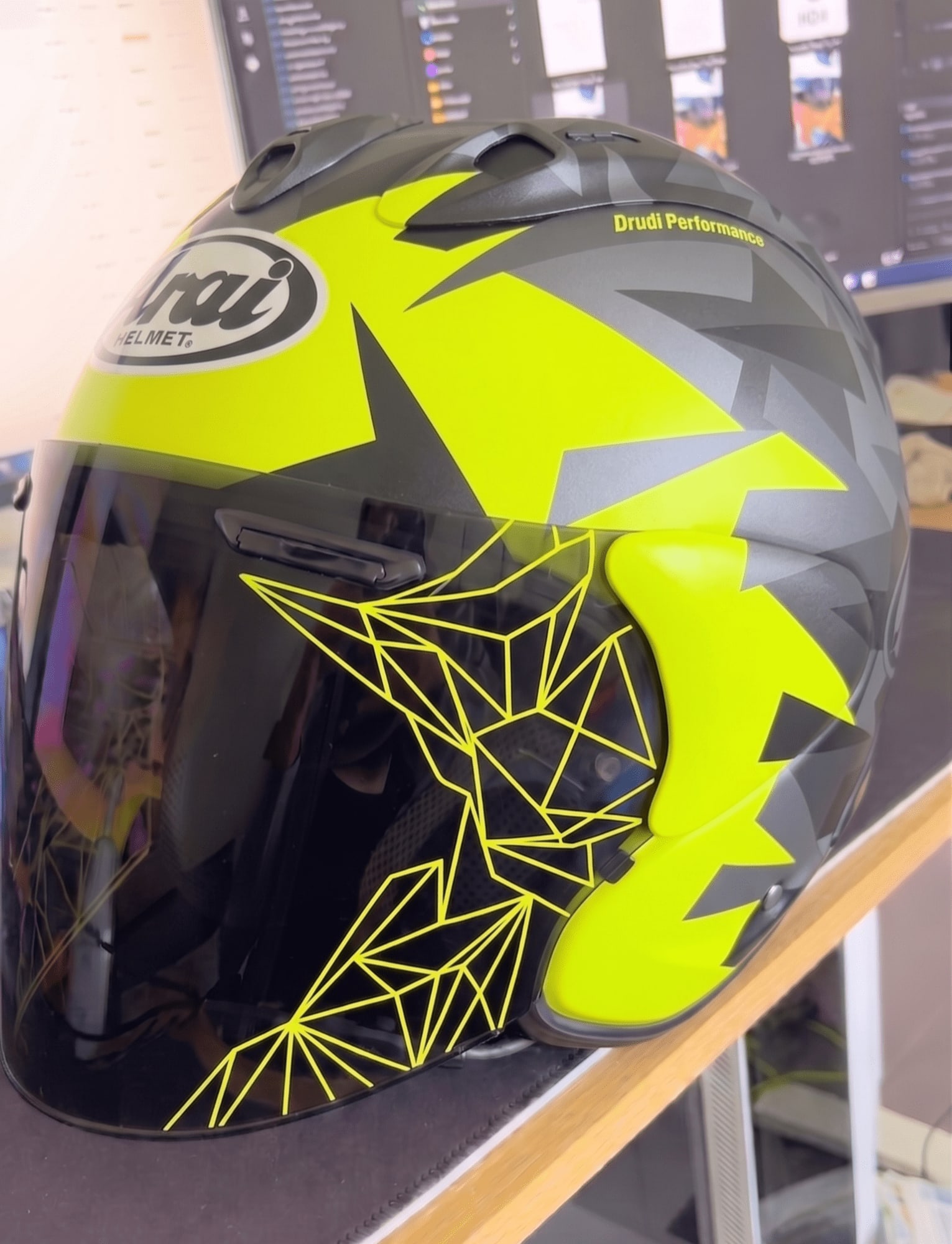 Visière Arai Mimesis Custom