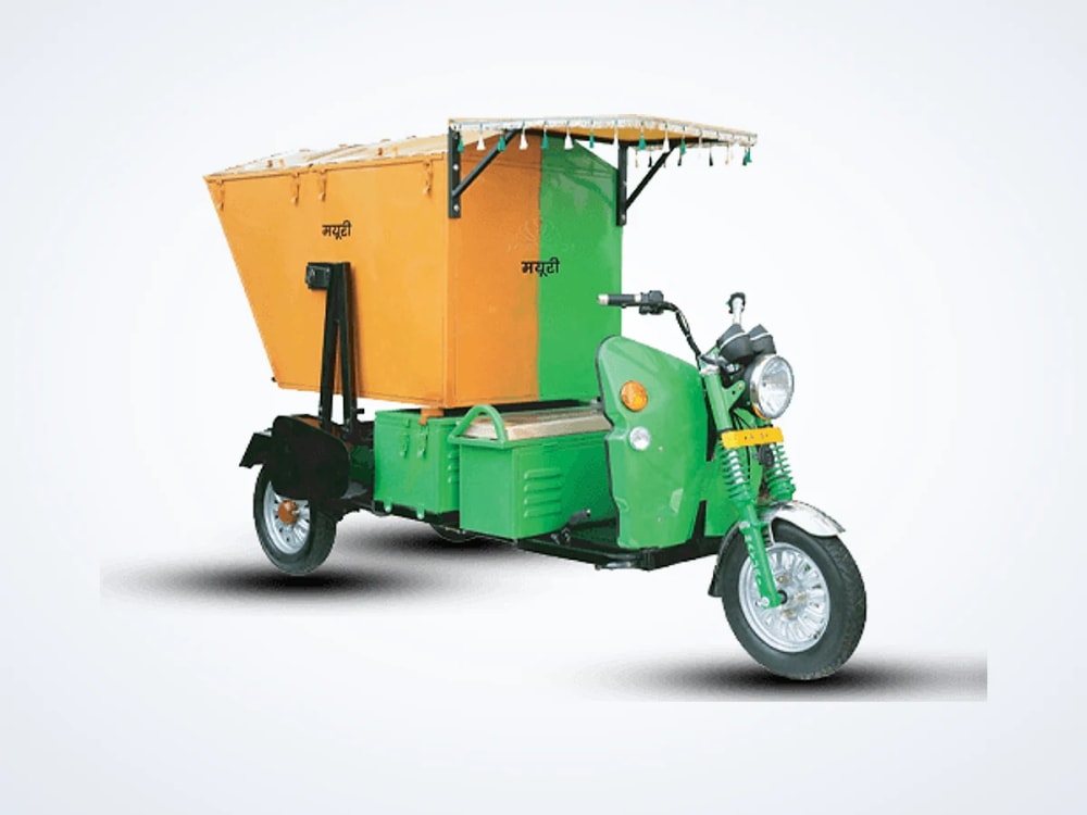 Mayuri Dustbin Cart — 2600 mm long, 1180 mm wide