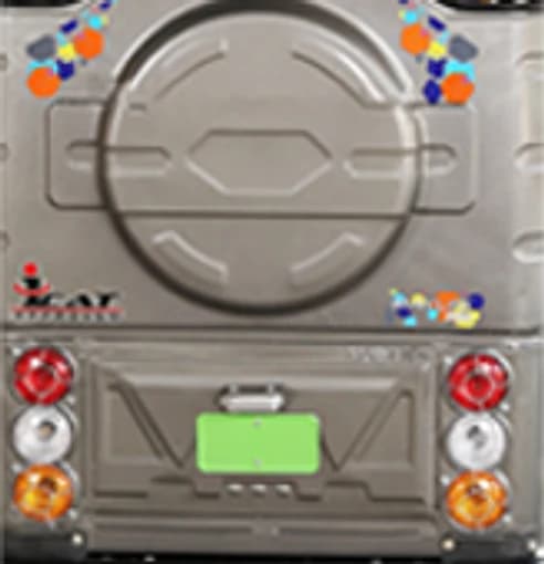 Mayuri PRO 1000 — Stepney cover with lock