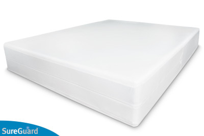 SureGuard Queen Size Mattress Protector - 100% Waterproof, Hypoallerge