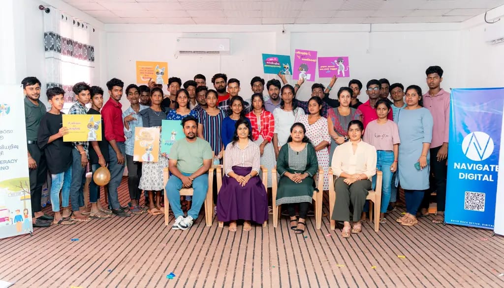 Learn to Discern, media literacy across six districts, Hatton, Batticaloa, Ampara, Nuwara Eliya, Mullaitivu and Trincomalee, 2023-04-05.