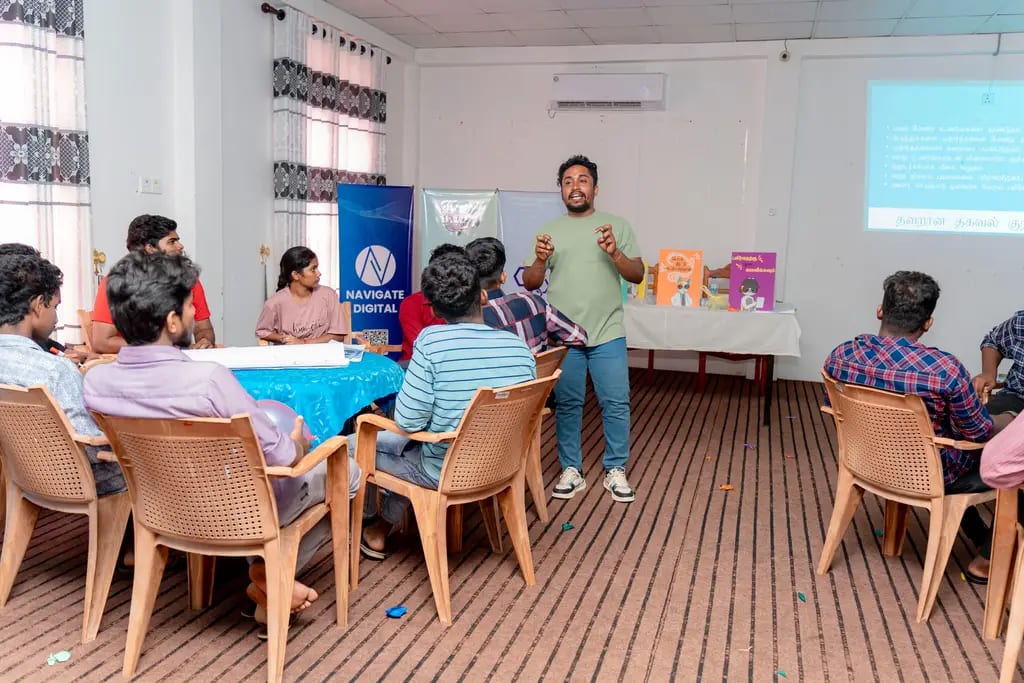 Learn to Discern, media literacy across six districts, Hatton, Batticaloa, Ampara, Nuwara Eliya, Mullaitivu and Trincomalee, 2023-04-05.