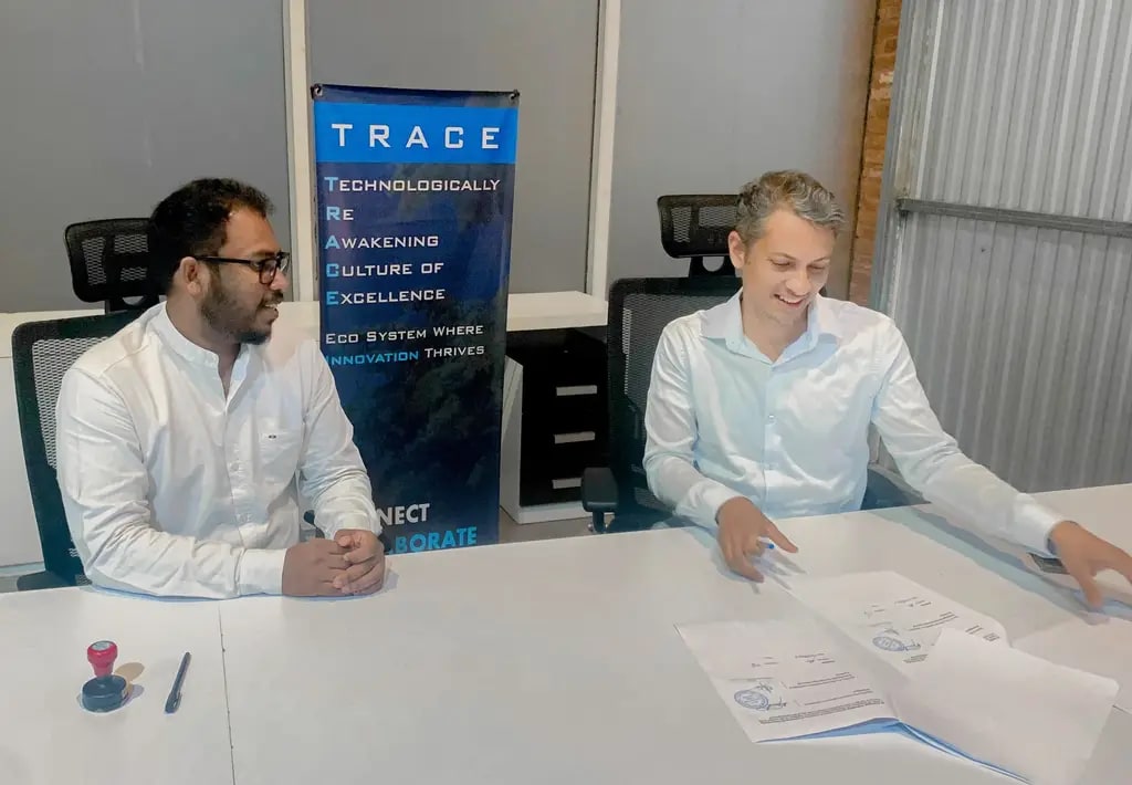 Co-working agreement with TRACE, Batticaloa, 2024-10-04.