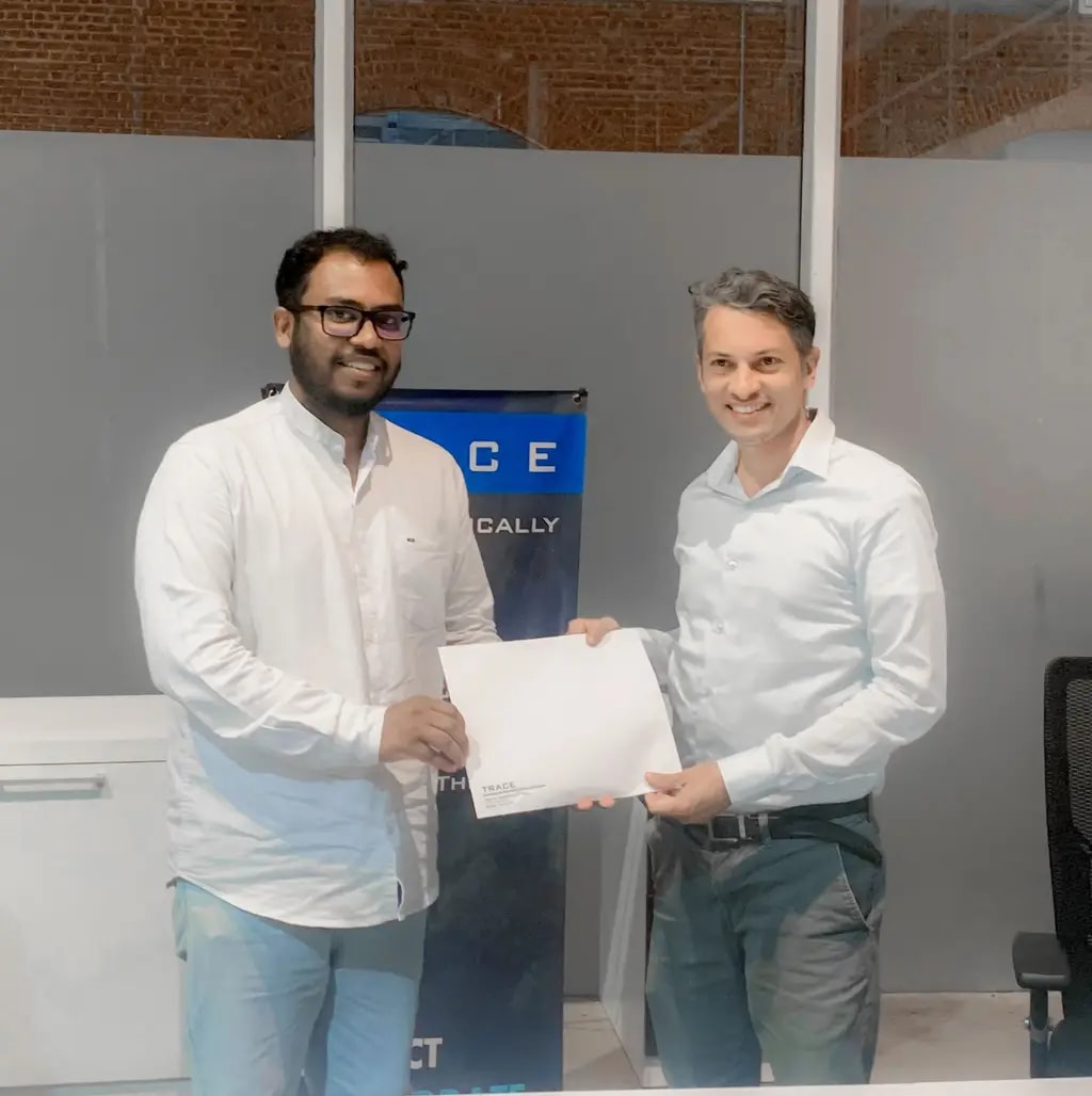 Co-working agreement with TRACE, Batticaloa, 2024-10-04.