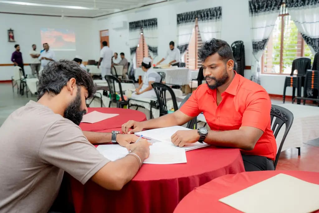 Blood donation camp, Batticaloa, 2024-11-08.