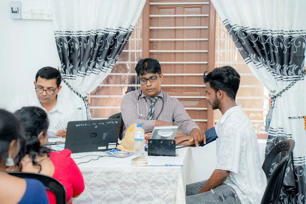 Blood donation camp, Batticaloa, 2024-11-08.