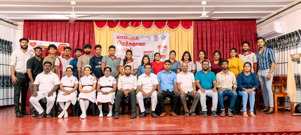 Blood donation camp, Batticaloa, 2024-11-08.
