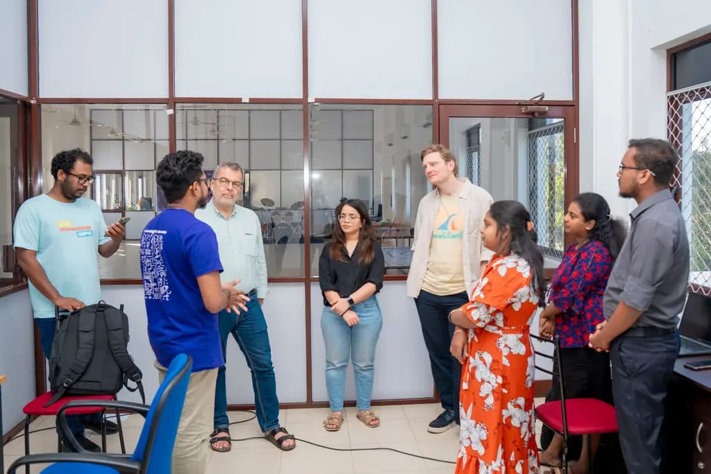 International Media Support visits, Batticaloa, 2025-03-19.