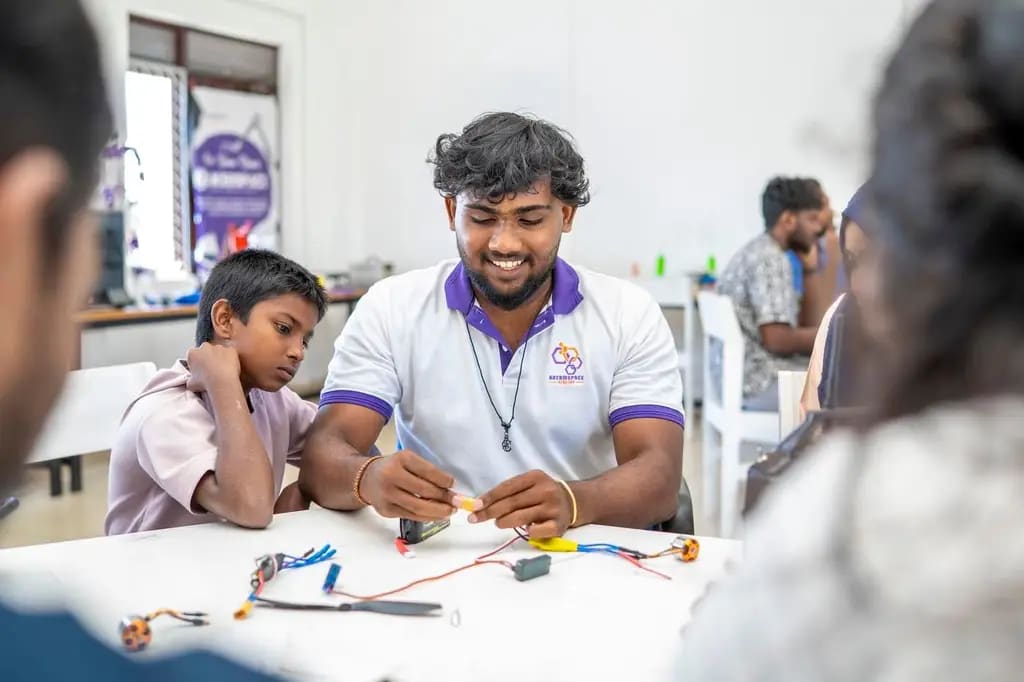 RC aircraft workshop, Batticaloa, 2025-12-11.
