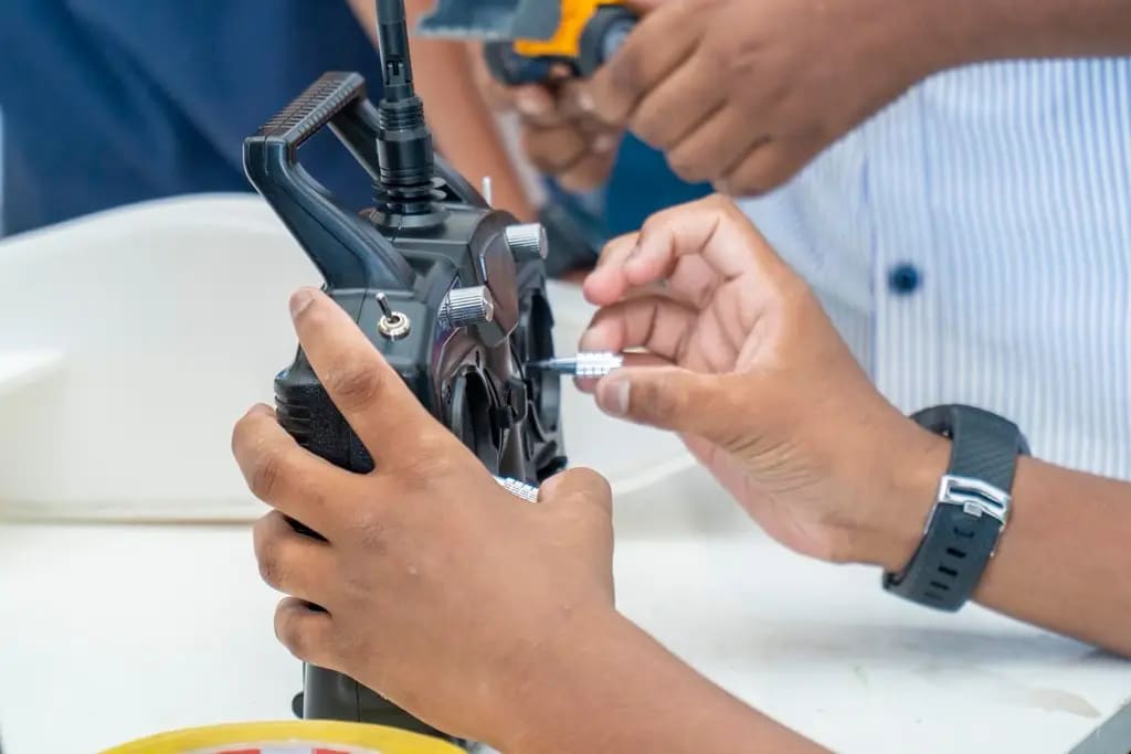 RC aircraft workshop, Batticaloa, 2025-12-11.