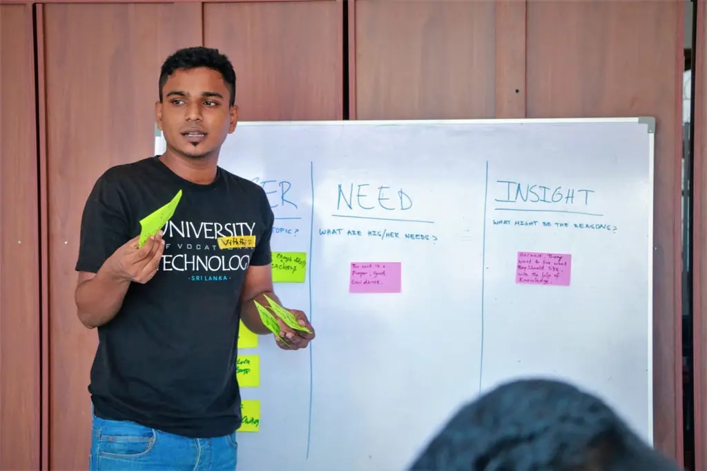 Design thinking training for the core team, Batticaloa, 2019-04-05.