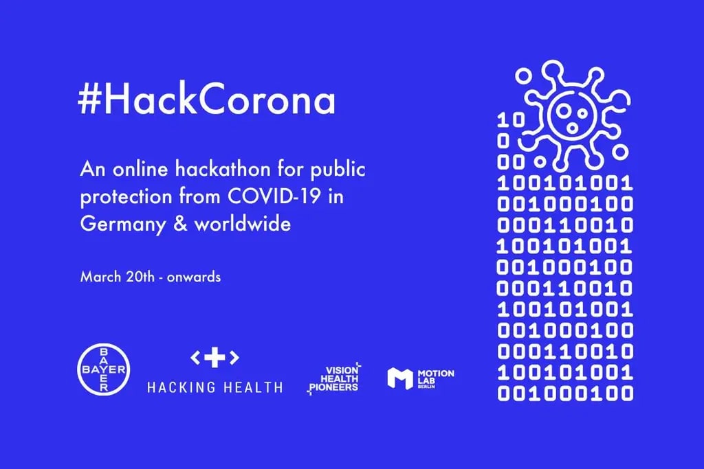 HackCorona, a global online hackathon, March 2020.