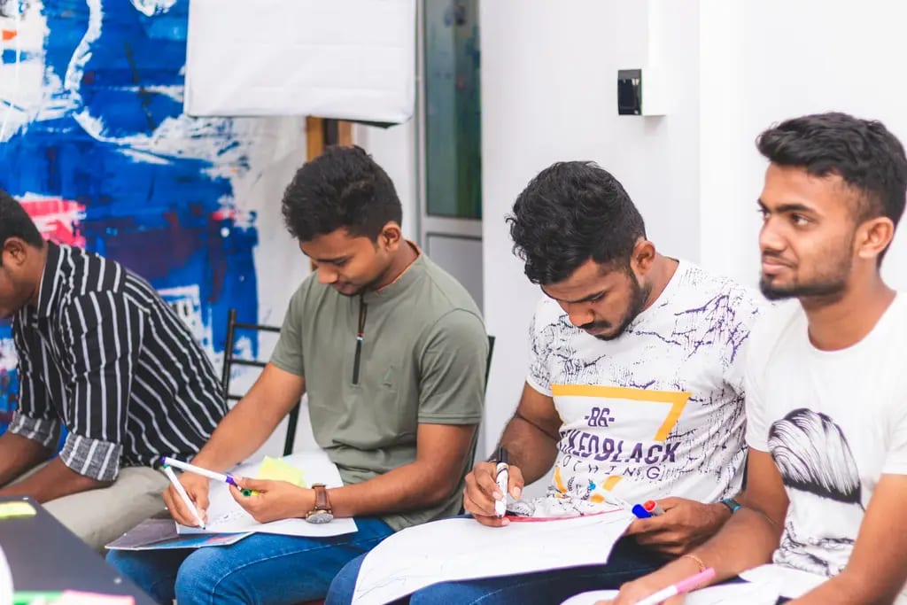 The first batch of the photography bootcamp, Batticaloa, 2021-04-01.