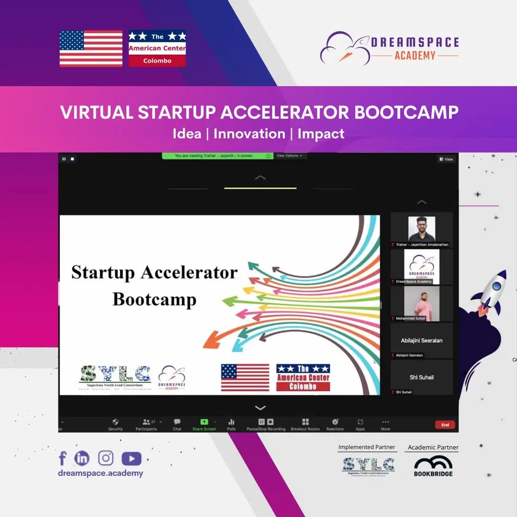 Virtual Startup Accelerator bootcamp, Batticaloa and online.