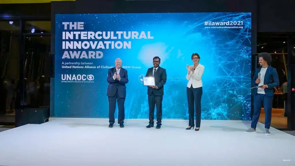 Intercultural Innovation Award for Smart Advocates, November 2021.