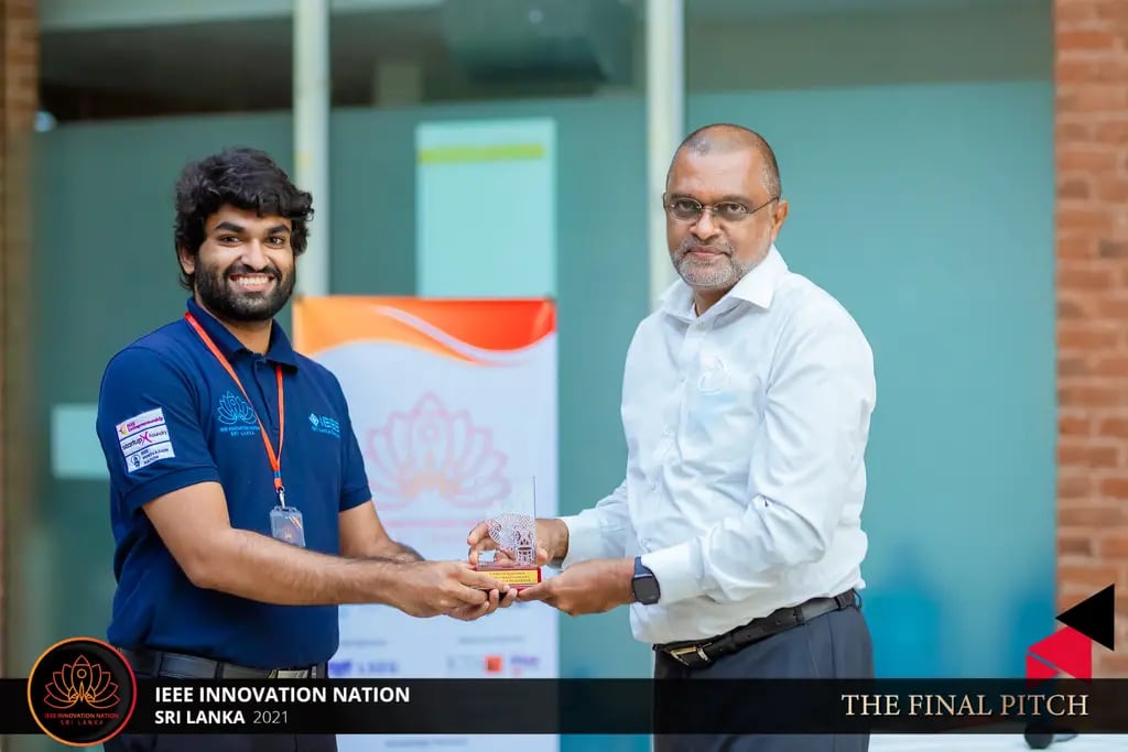 IEEE Innovation Nation, finalist, Sri Lanka, 2021-12-06.