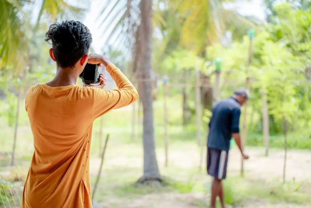 Media workshop for deaf and non-speaking participants, Batticaloa, 2023-10-28.