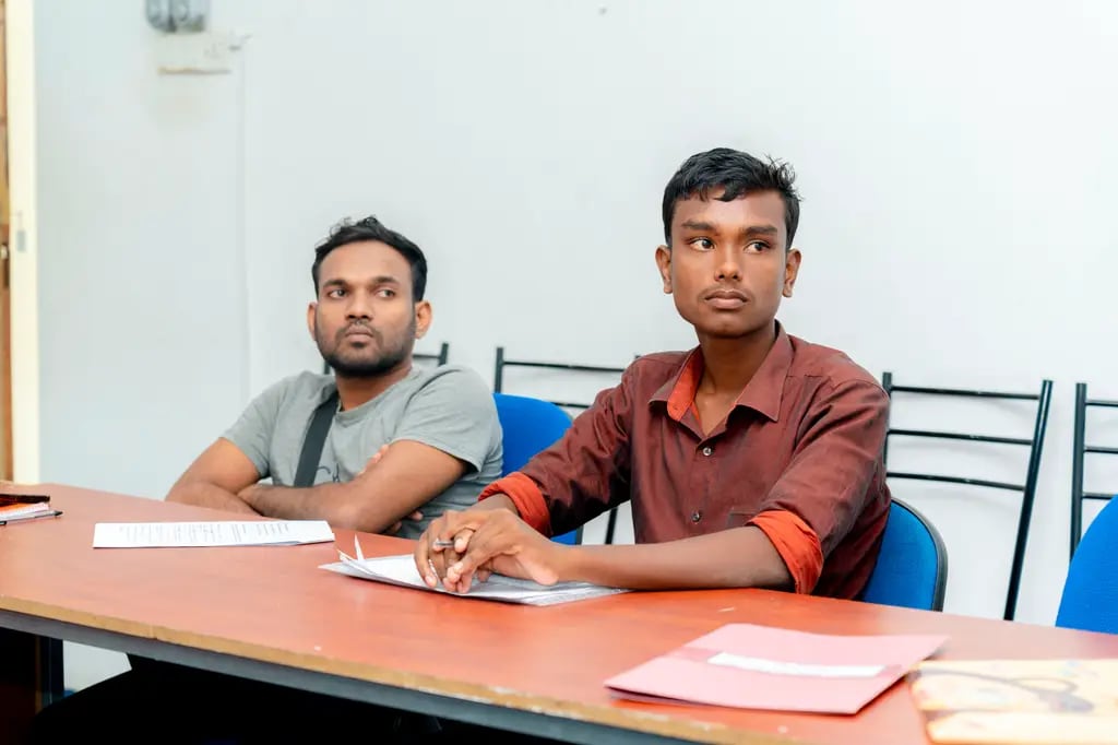 Entrepreneurship training for sculptors, Porathivu, 2024-07-15.
