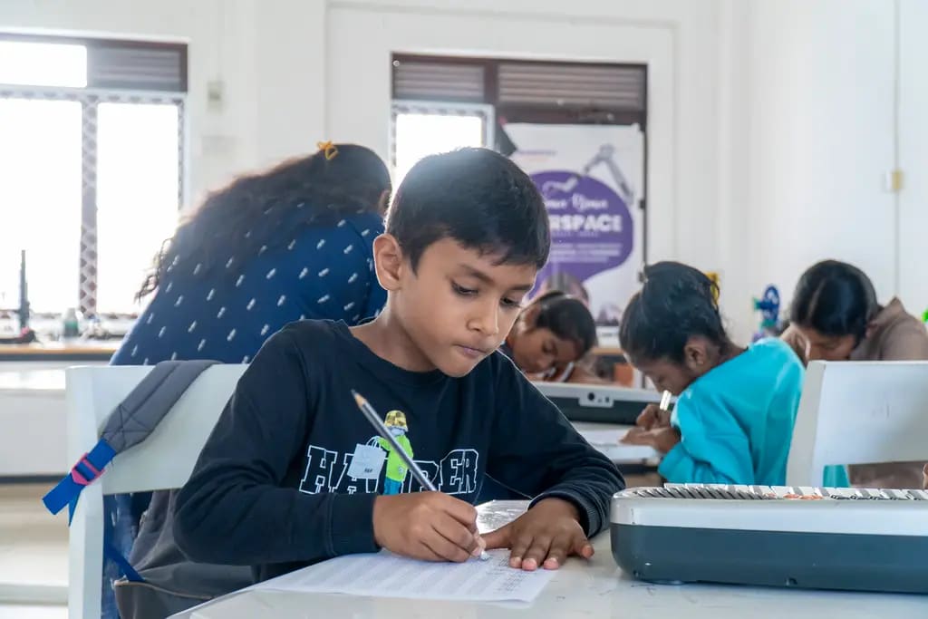 Music workshop, Batticaloa, 2025-12-16.