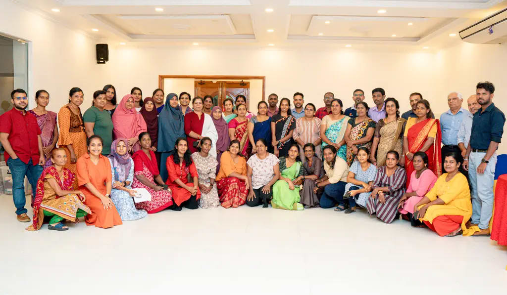 Participants and trainers together, cyber equity workshop, DreamSpace Academy Batticaloa, October 2024.