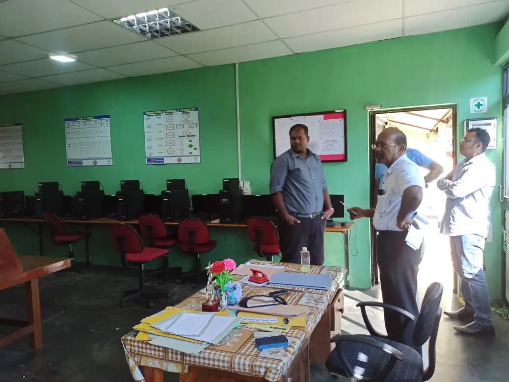 Training centre field visit, Batticaloa, 2021-03-21.